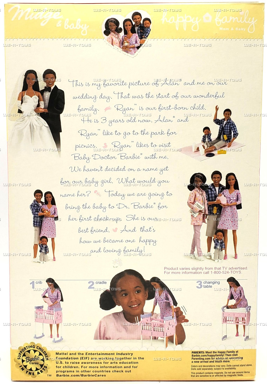 Barbie Midge & Baby Happy Family Mom & Baby Dolls 2002