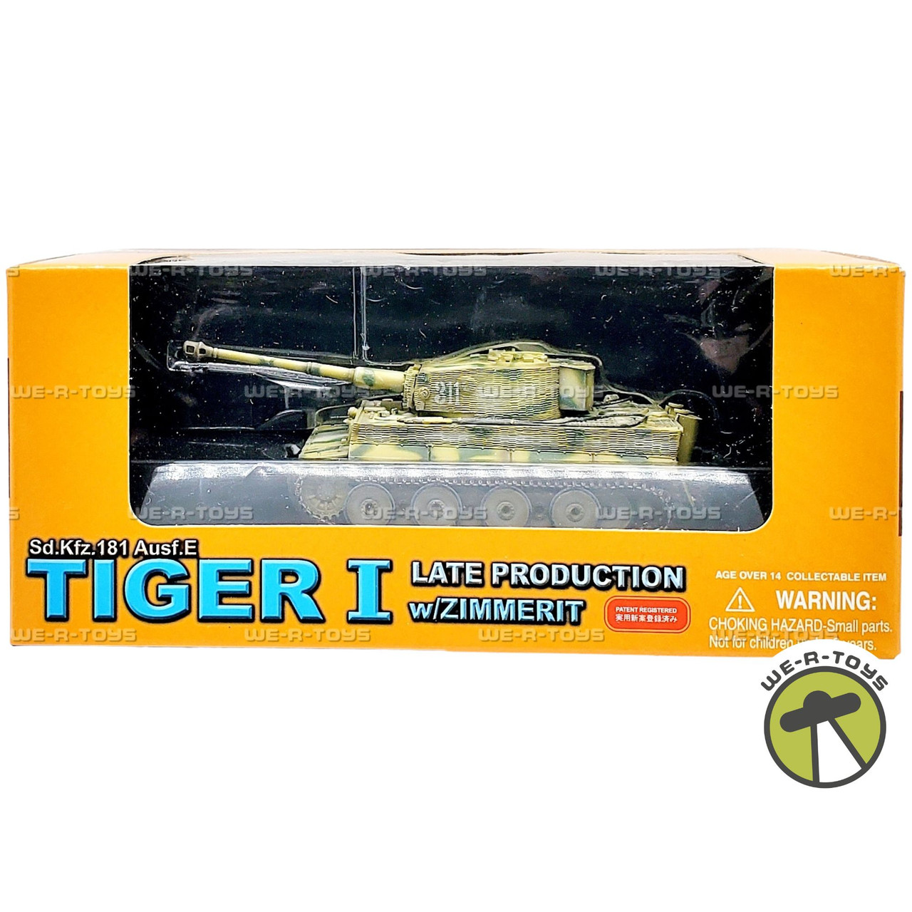 Tiger I Late Production with Zimmerit Vehicle 2009 Dragon Armor