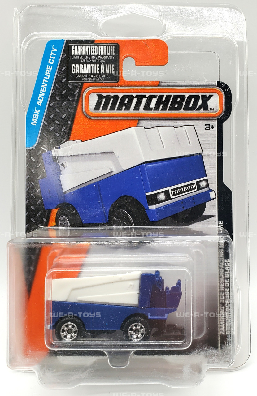 Matchbox MBX Adventure City Zamboni Ice Resurfacing Machine 2015