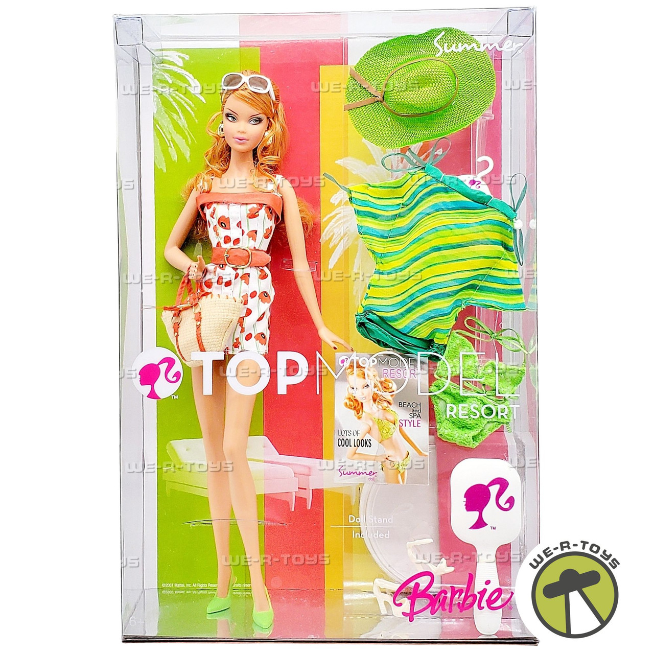 【新品レア】Barbie バービー TOP MODEL RESORT 2007年 Barbie Summer Top Best Model Resort Doll 2007 M5803 Model