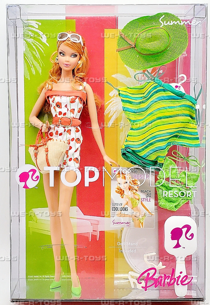 Barbie Top Model Resort Summer Doll 2007 Mattel M5803 We-R-Toys