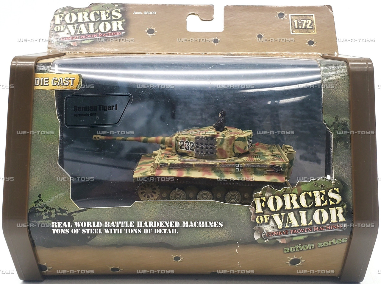 Forces of Valor Combat Proven Machines German Tiger I 2006 Unimax