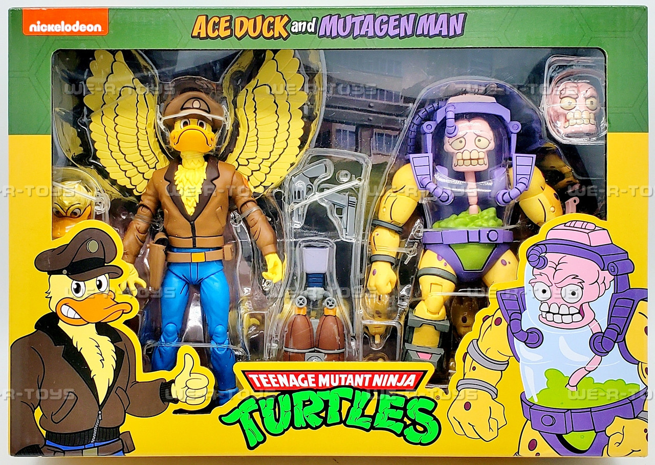 Teenage Mutant Ninja Turtles Ace Duck and Mutagen Man Action