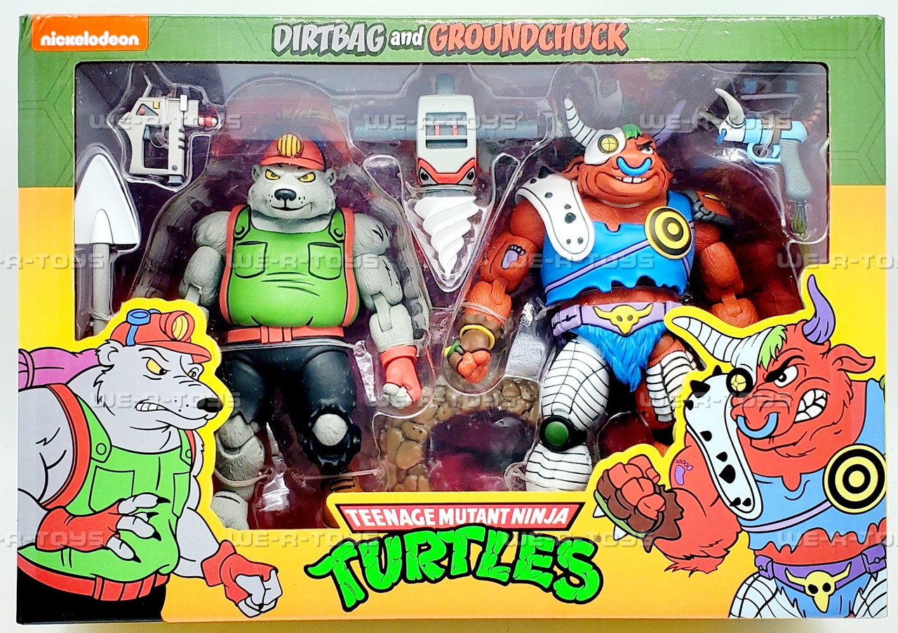 TMNT Dirtbag and Groundchuck Action Figures 2021 NECA 54199 - We-R