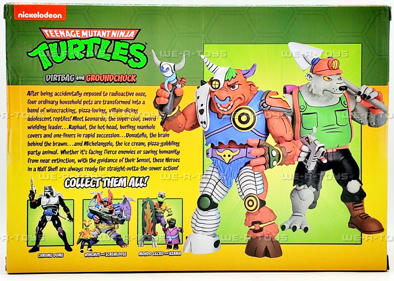 TMNT Dirtbag and Groundchuck Action Figures 2021 NECA 54199 - We-R