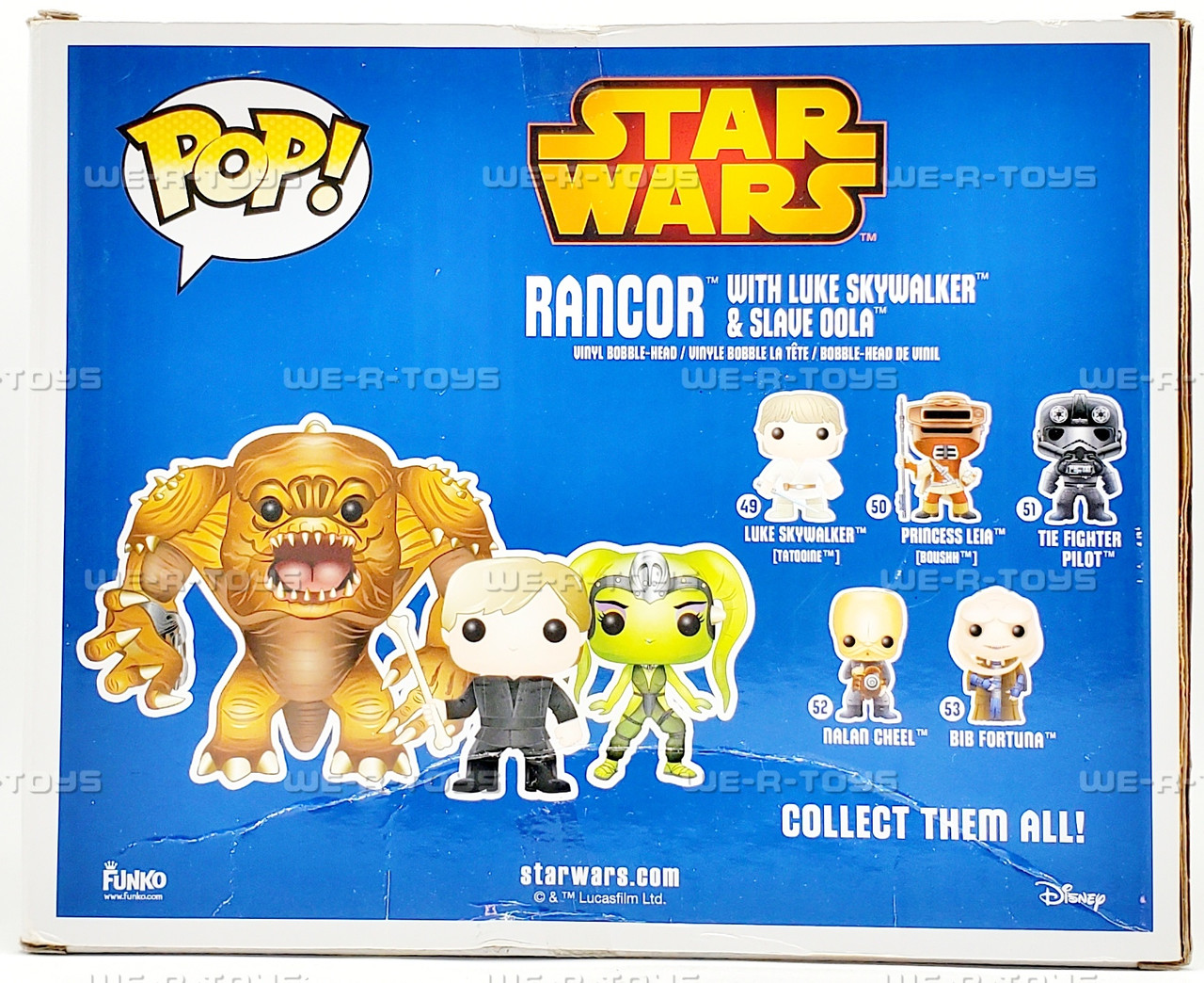 Funko POP Star Wars Rancor with Luke and Slave Oola Vinyl Figure 3