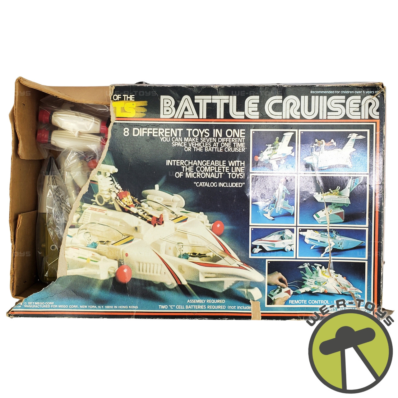 Vintage 1977 Mego Micronauts Battle Cruiser Vehicle USED - We-R-Toys