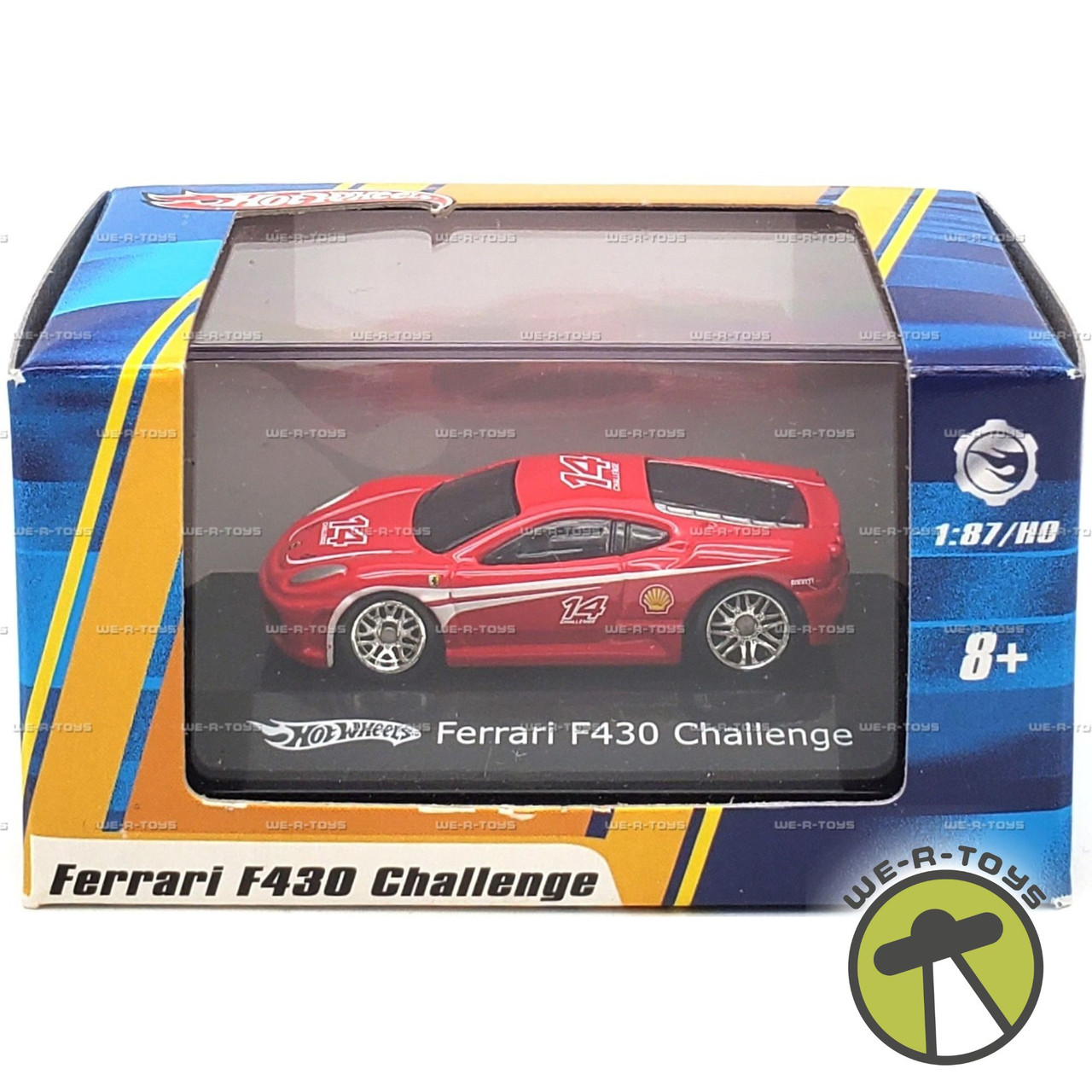 Hot Wheels Ferrari F430 Challenge Red 14 Shell Vehicle 2008