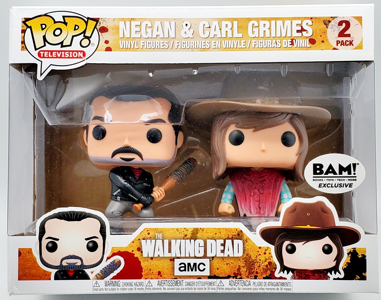 FUNKO POP！Walking Dead Negan & Rick セット Amazon.com: Funko 21534 – The Walking Dead Pop Vinyl Figure