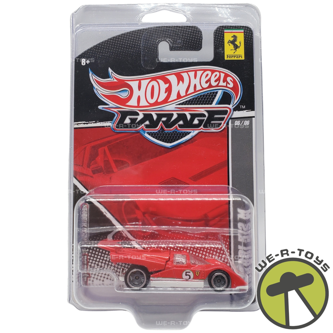 Hot Wheels Thrill Racers Highway 4/6 (2010) Red Ferrari F430