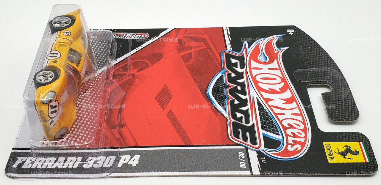 Hot Wheels Garage Yellow Ferrari 330 P4 Vehicle Mattel T8305 NEW