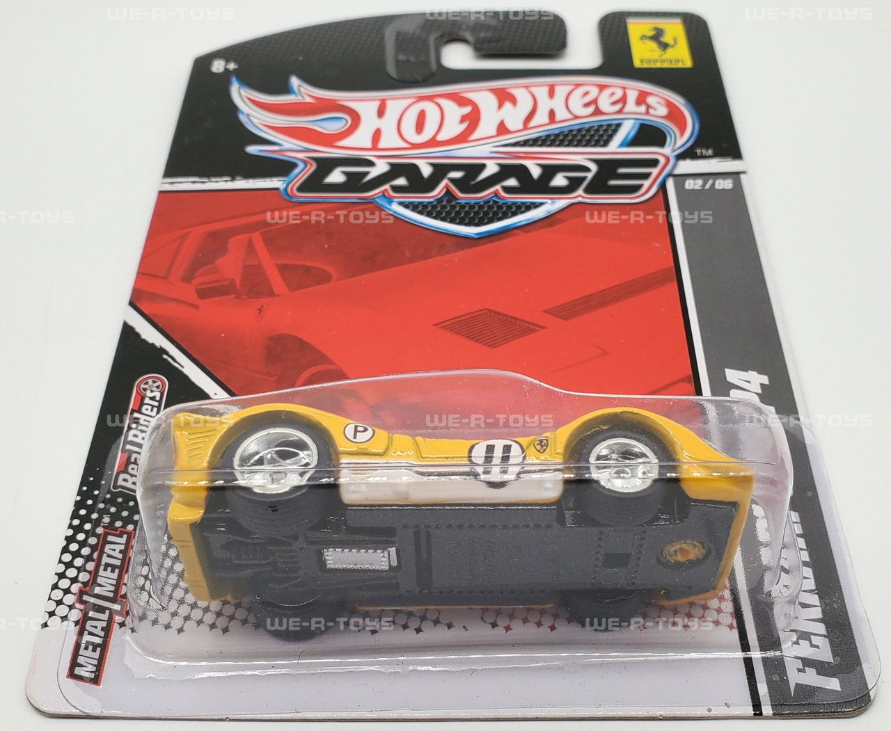 Hot Wheels Garage Yellow Ferrari 330 P4 Vehicle Mattel T8305