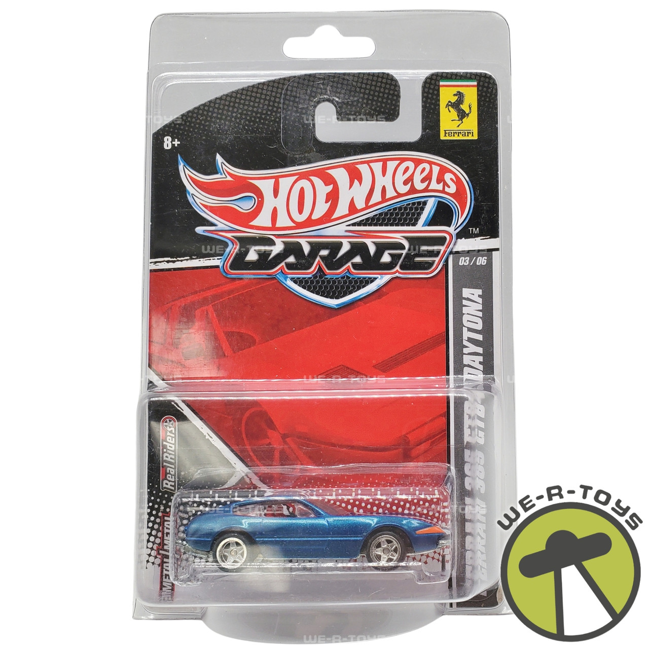 ホットウィール GARAGE フェラーリ365 GTB4 デイトナ Hot Wheels Garage Blue Ferrari 365 GTB4 Daytona Vehicle