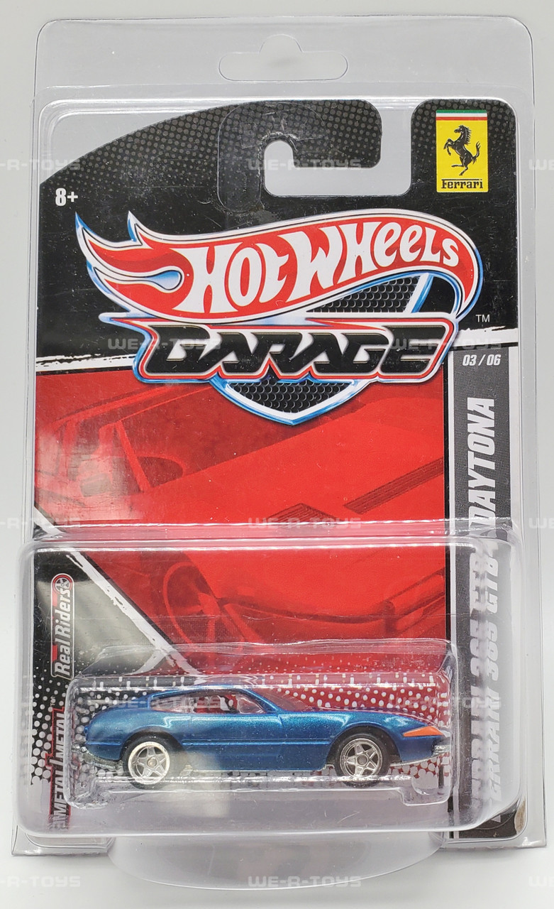 ホットウィール GARAGE フェラーリ365 GTB4 デイトナ Hot Wheels Garage Blue Ferrari 365 GTB4 Daytona Vehicle Mattel