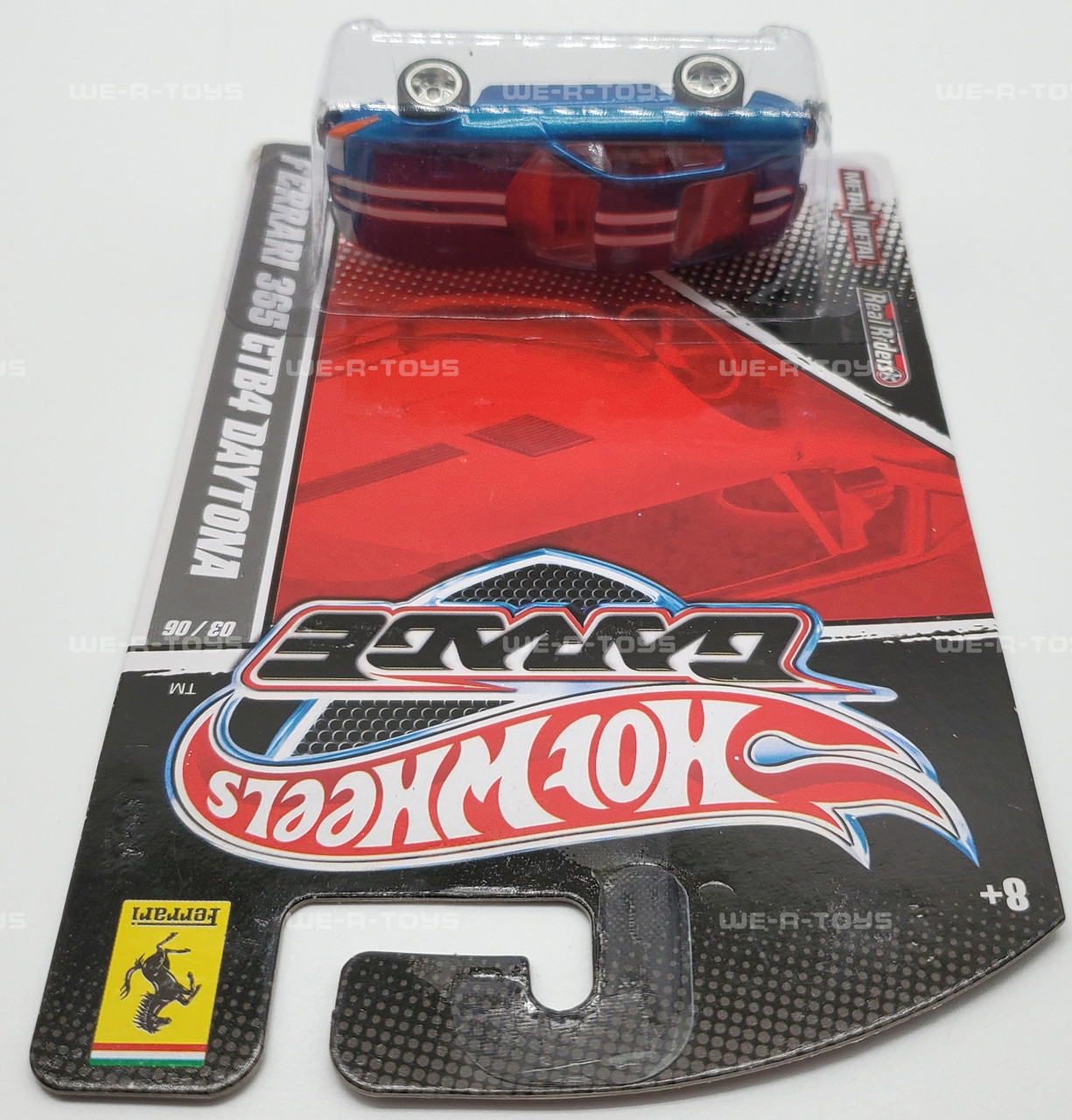 ホットウィール GARAGE フェラーリ365 GTB4 デイトナ Hot Wheels Garage Blue Ferrari 365 GTB4 Daytona Vehicle