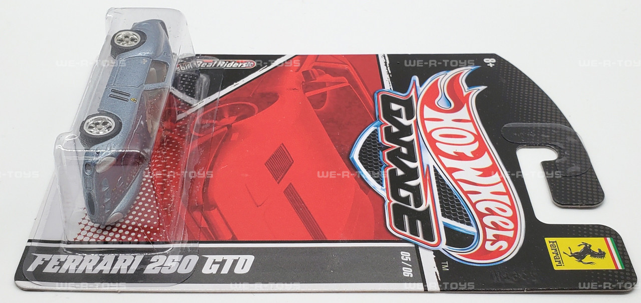 Hot Wheels Garage Blue Ferrari 250 GTO Vehicle Mattel V6190 NEW