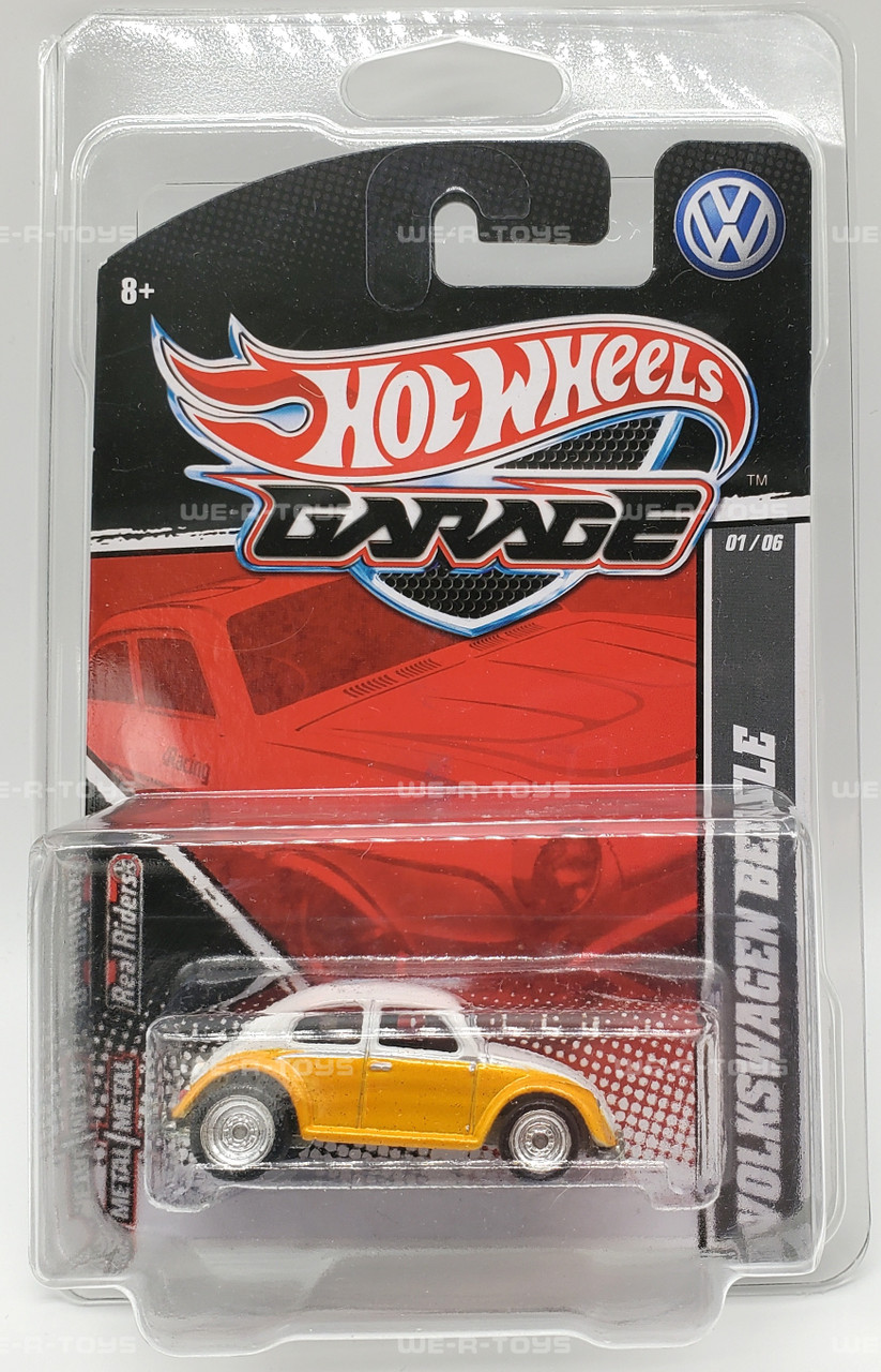 Hot Wheels Garage Orange Volkswagen Beetle Vehicle Mattel T8255