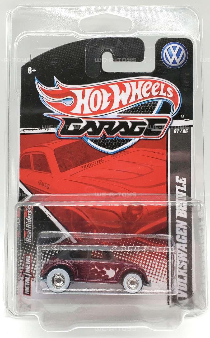 Hot Wheels Garage Purple Volkswagen Beetle Vehicle Mattel T8338