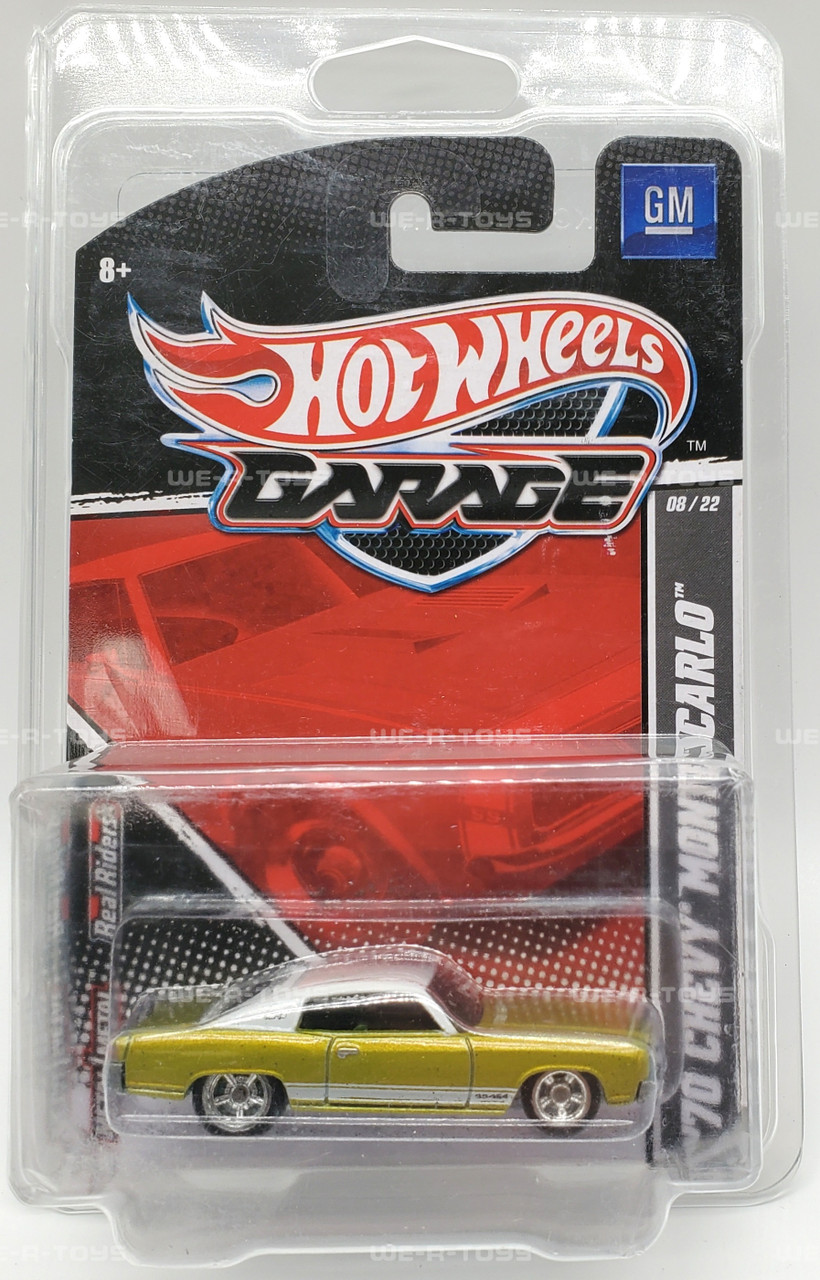 Hot Wheels Garage Gold '70 Chevy Monte Carlo Vehicle Mattel T8335