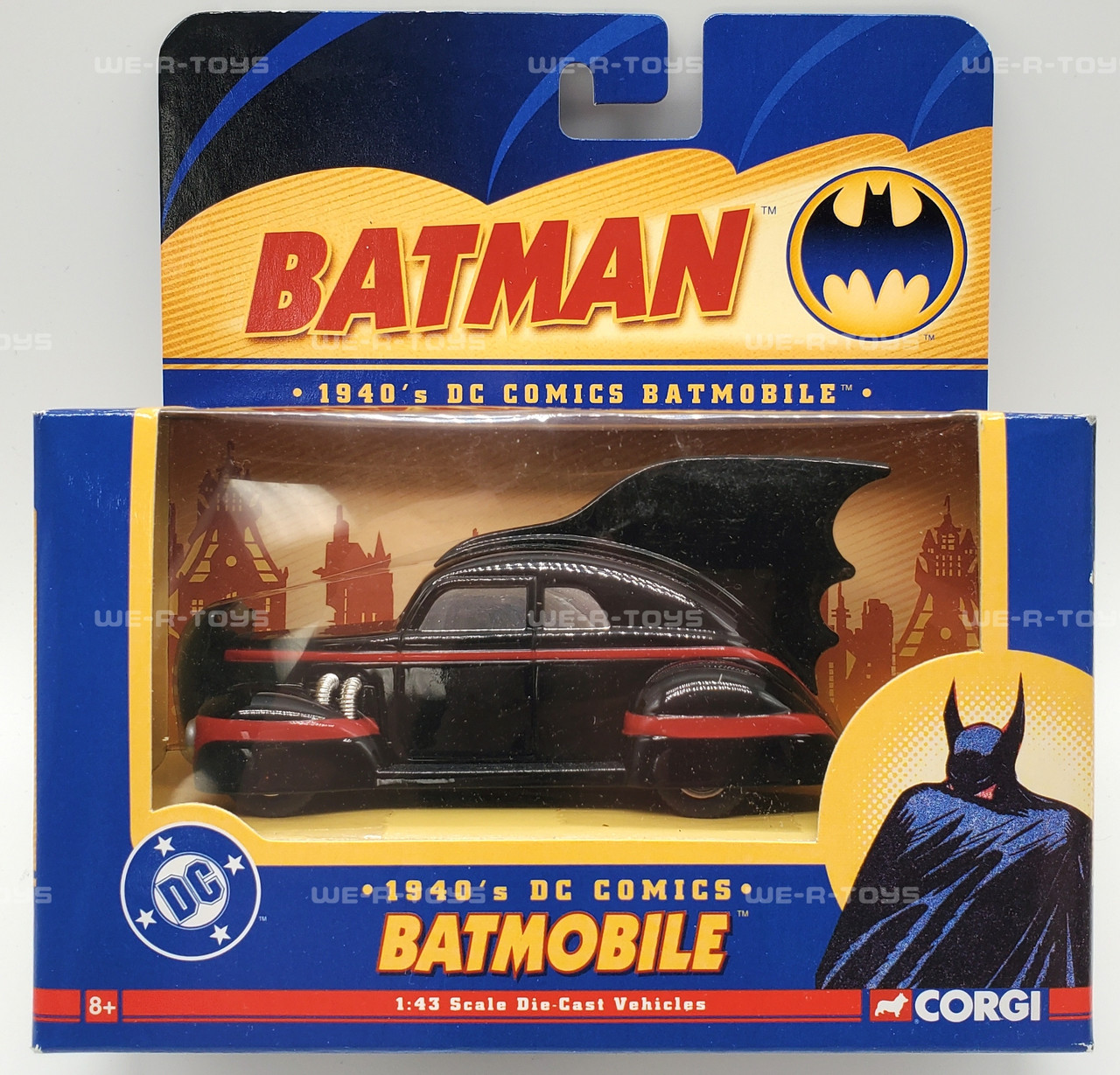 Batman 1940's DC Comics BMBV1 Batmobile Die-Cast Vehicle Corgi