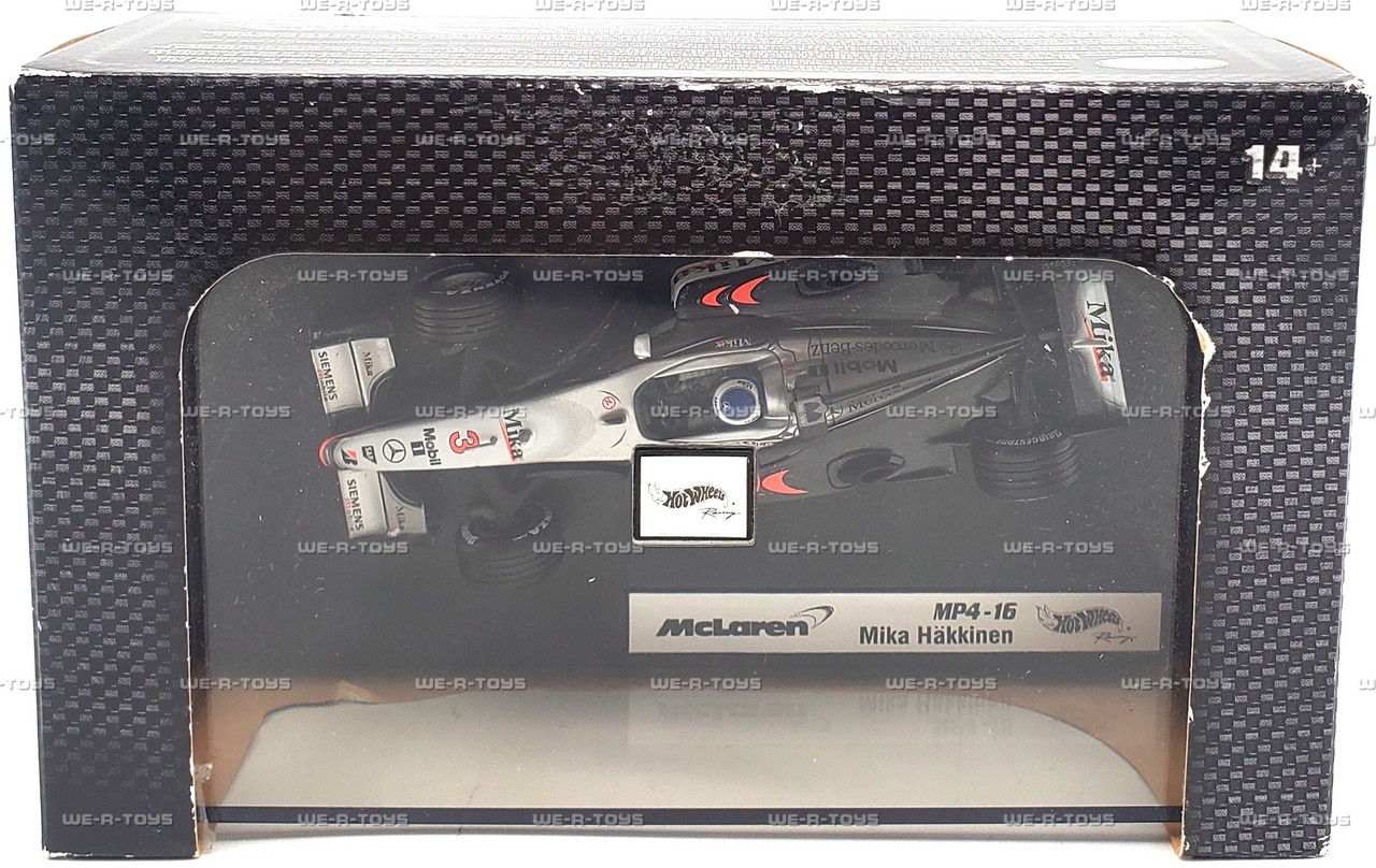 Hot Wheels Racing McLaren MP4-16 Mika Hakkinen Car 2000 Mattel