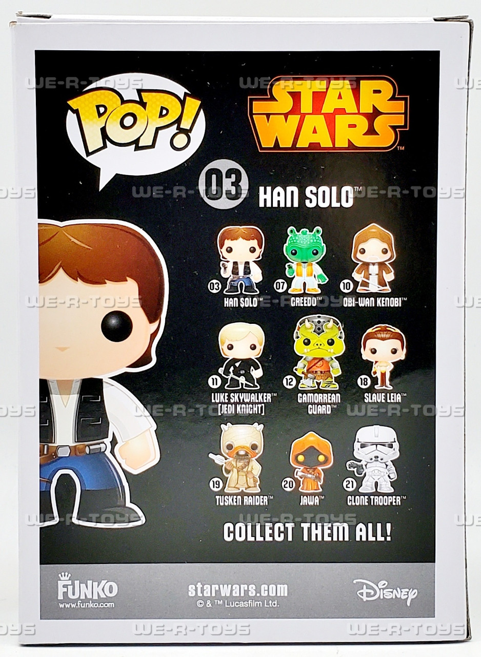 STAR WARS BOBBLE-HEAD3体 Funko POP Star Wars Han Solo 169 Vinyl Bobble Head Figure 11841