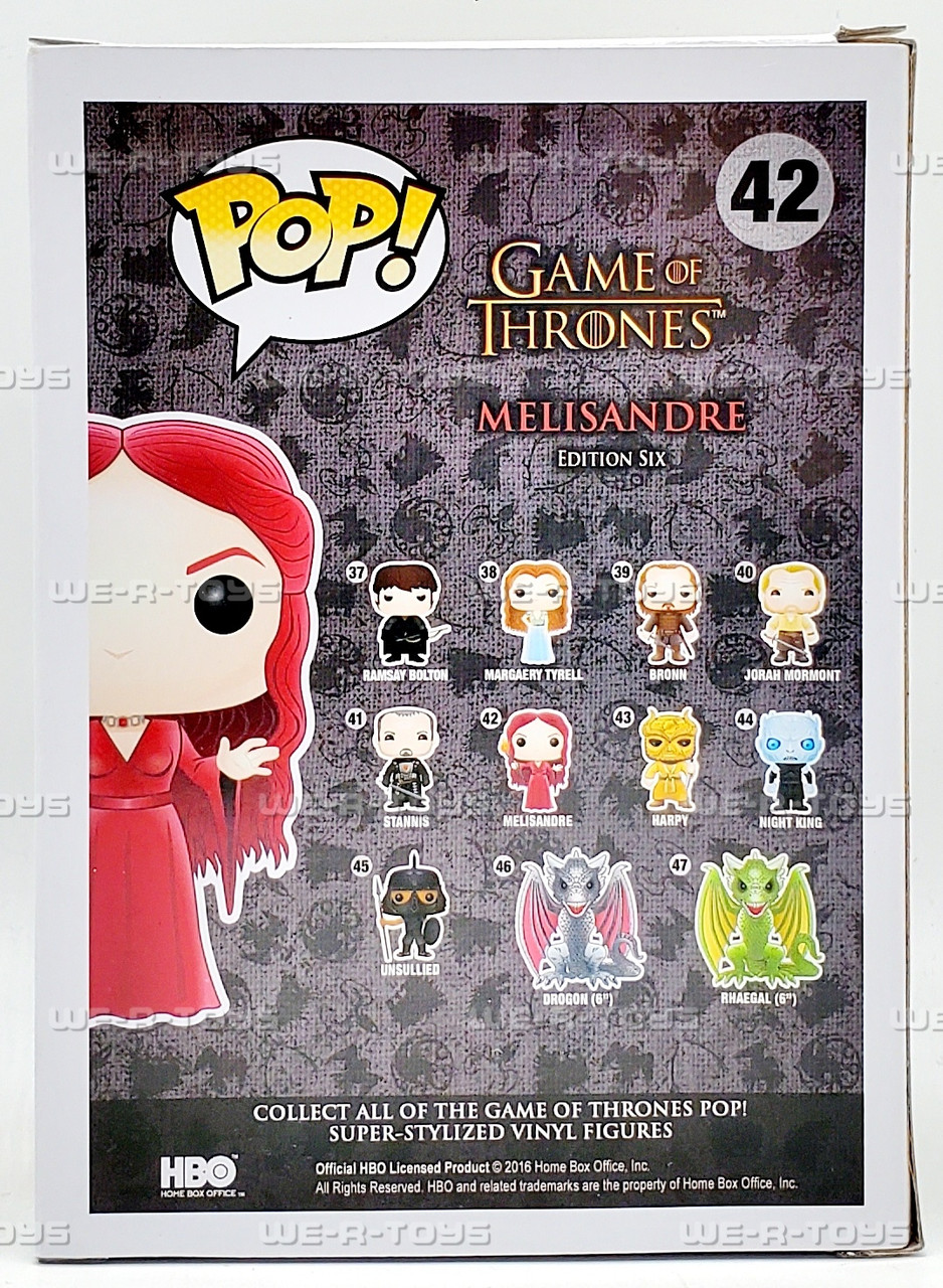 Funko POP Game of Thrones Melisandre 42 Translucent Vinyl Figure