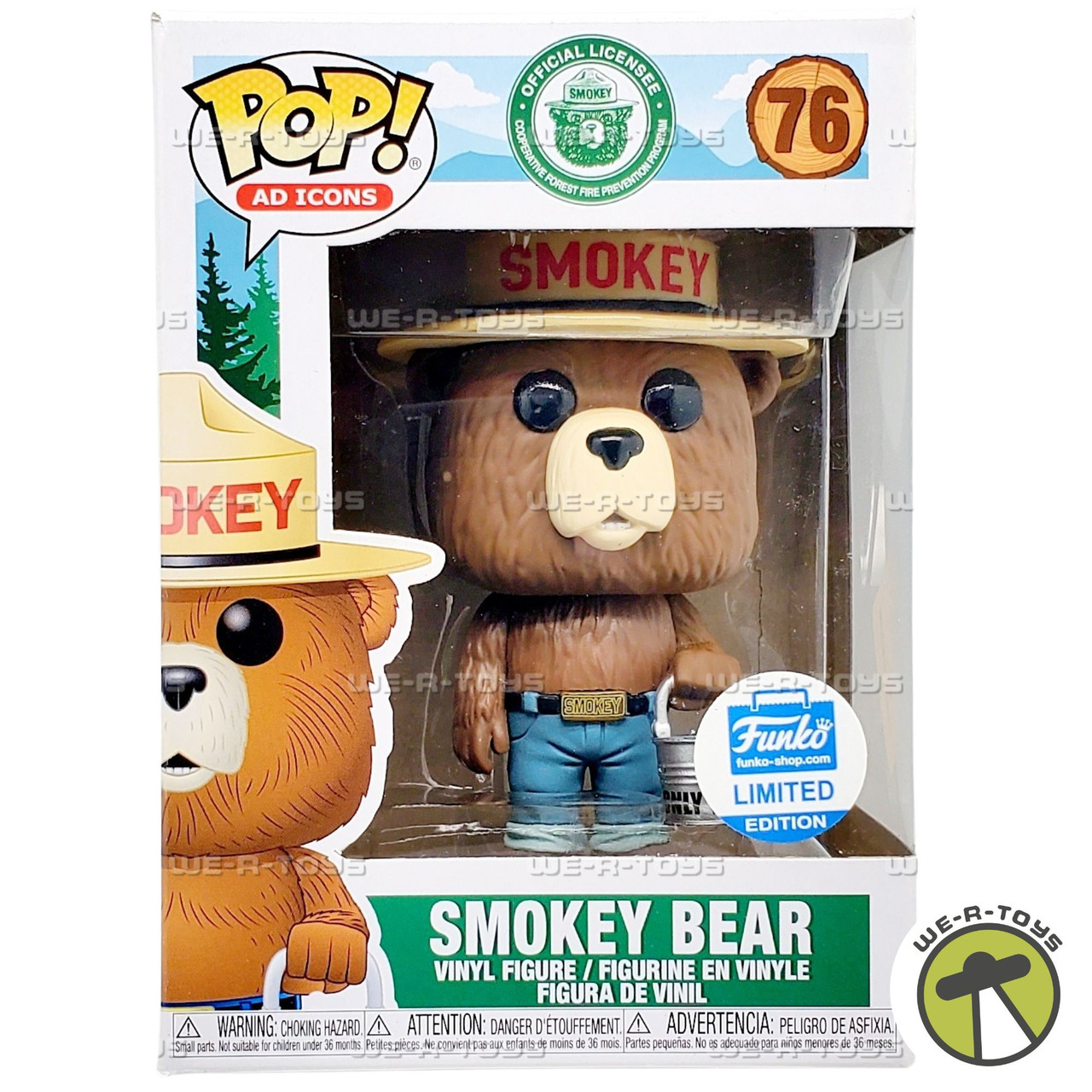 期間限定セール Bucket with Bear Smokey Icons AD POP Funko 76 Figure Vinyl 香水(男性用)
