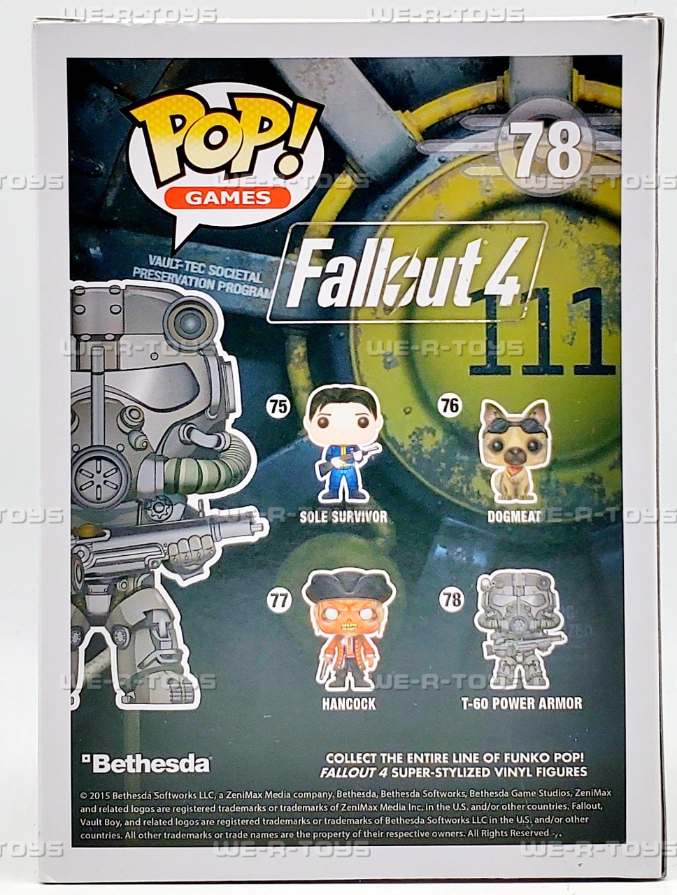 Funko POP Games Fallout 4 T-60 Power Armor 78 Vinyl Figure - We-R-Toys