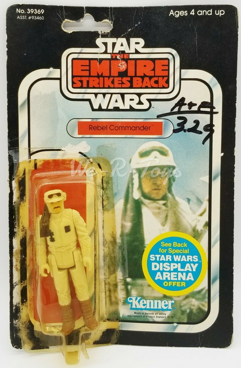 Star Wars ESB Rebel Commander Action Figure 45 Back 1981 Kenner No. 39369  NRFP