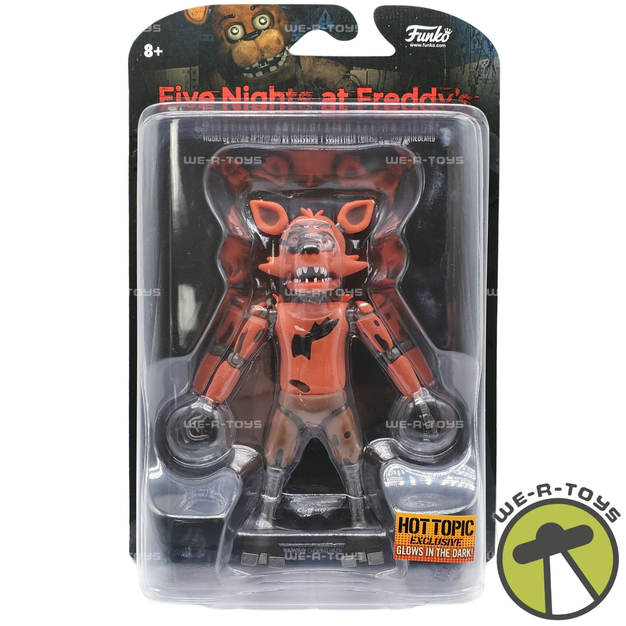 Five Nights at Freddy's Glow in the Dark Foxy Funko Figure 2017 Five Nights at Freddy's Glow in the Dark Foxy Funko Figure 2017