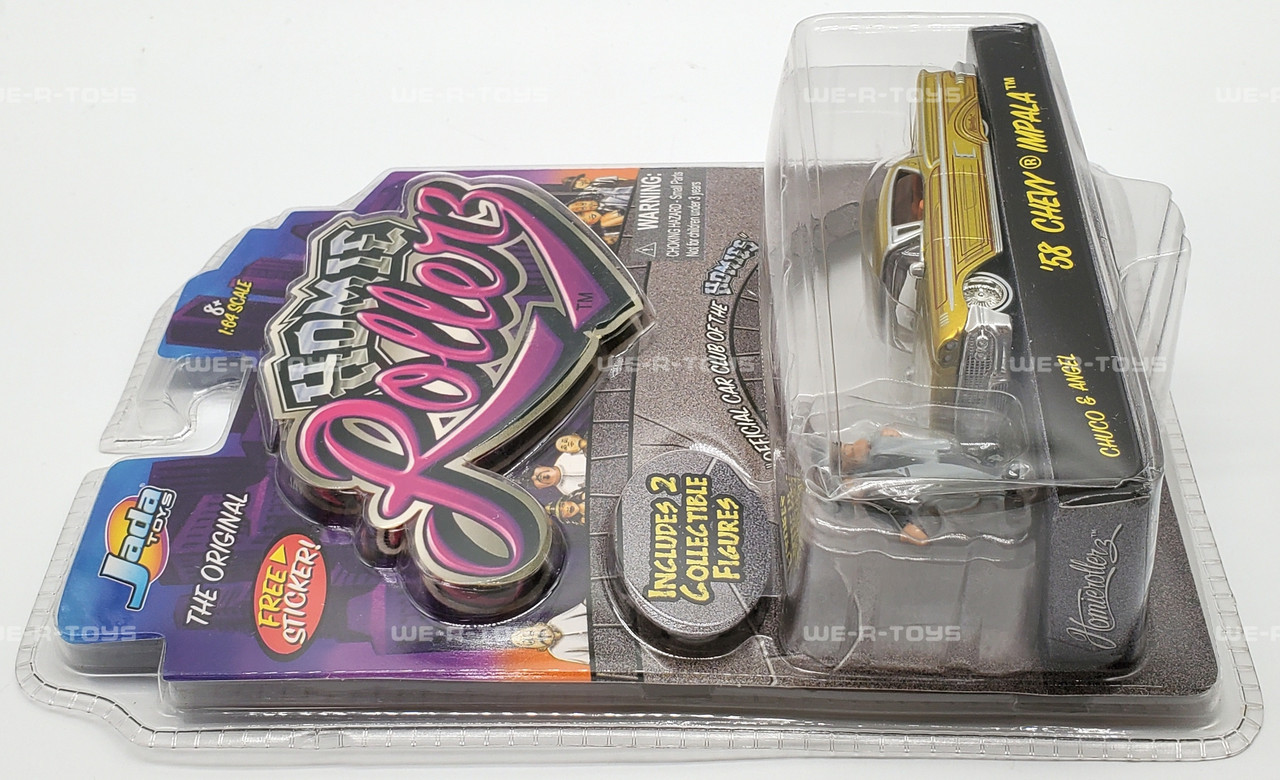 Homie Rollerz '58 Chevy Impala with Chuco & Angel Figures Jada