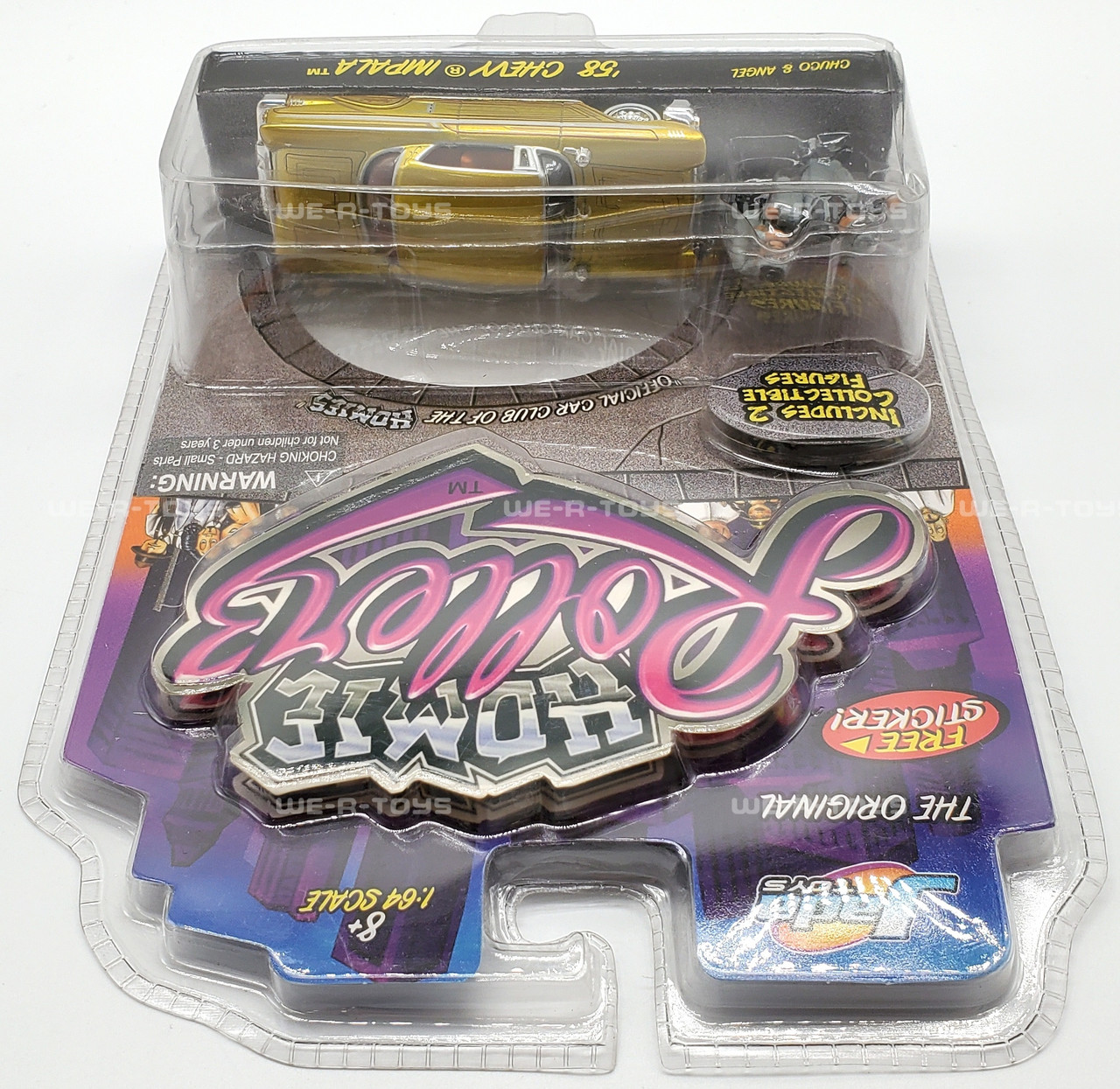Homie Rollerz '58 Chevy Impala with Chuco & Angel Figures Jada