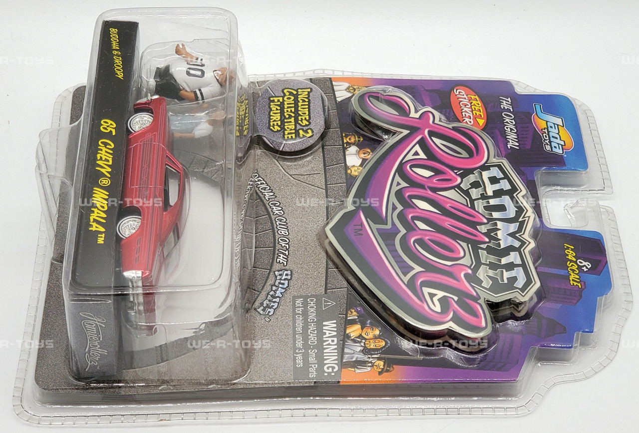 Homie Rollerz '65 Chevy Impala with Buddha & Droopy Figures Jada