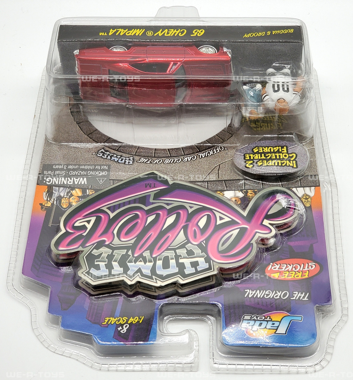 Homie Rollerz '65 Chevy Impala with Buddha & Droopy Figures Jada
