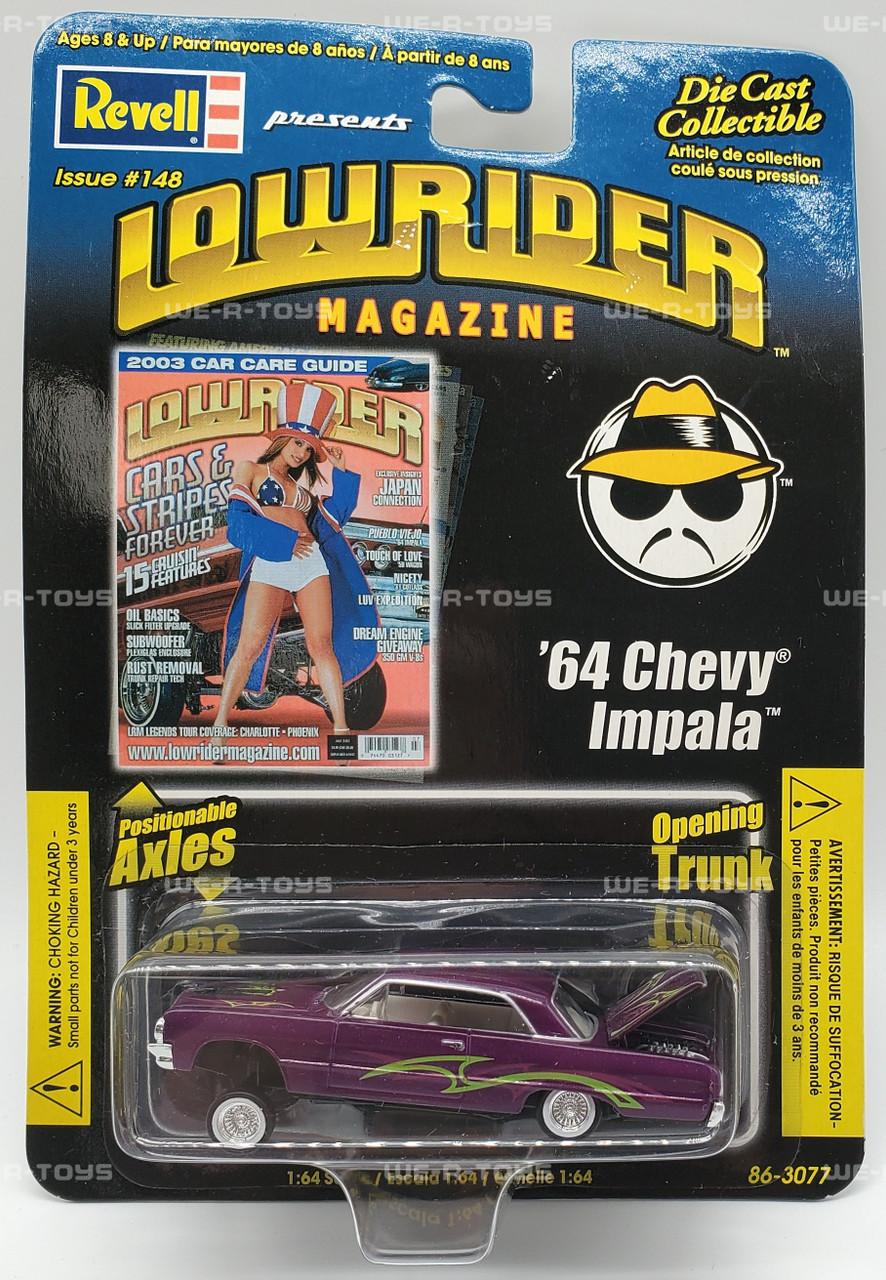 Revell Lowrider Magazine Issue 148 Purple '64 Chevy Impala
