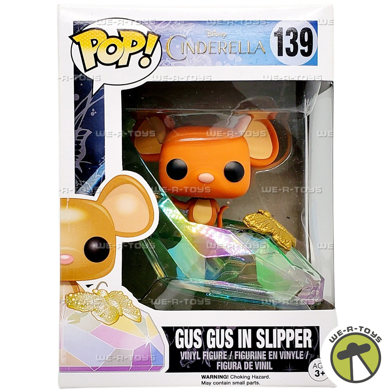 Funko POP Disney Cinderella Gus Gus in Slipper 139 Vinyl Figure