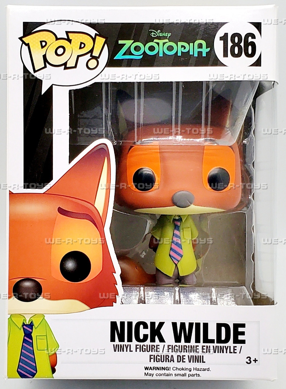 Funko POP Disney Zootopia Nick Wilde 186 Vinyl Figure - We-R-Toys