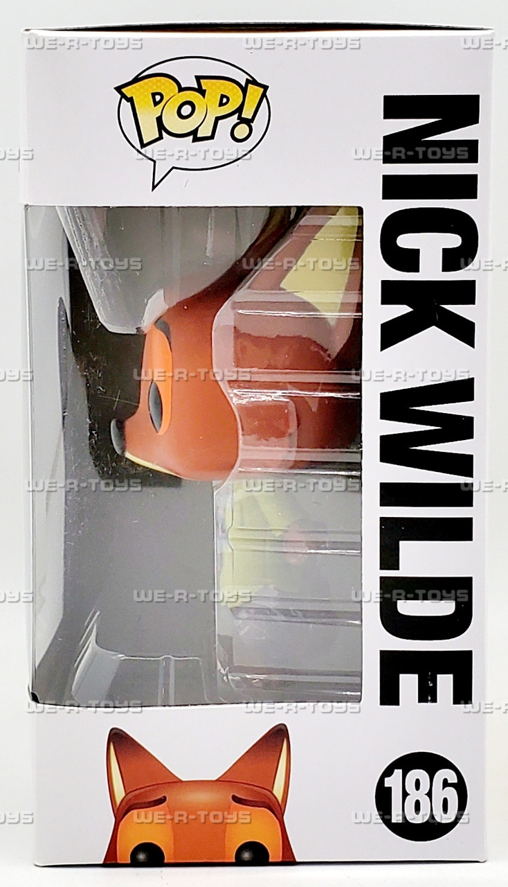 Funko POP Disney Zootopia Nick Wilde 186 Vinyl Figure - We-R-Toys