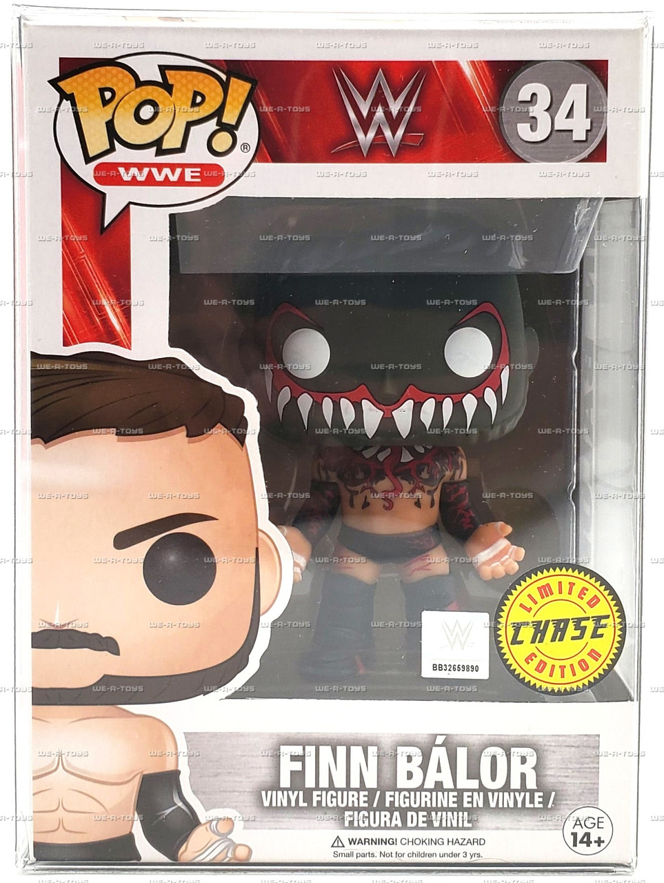 Funko Pop! WWE Finn Balor Limited Chase Edition 2017 Vinyl Figure