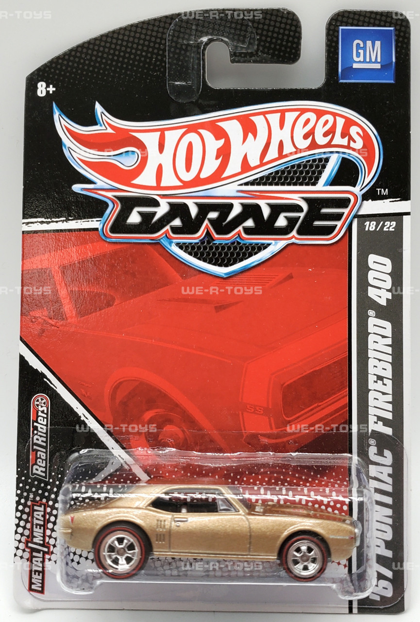 Hot Wheels Garage Gold '67 Pontiac Firebird 400 Vehicle Mattel
