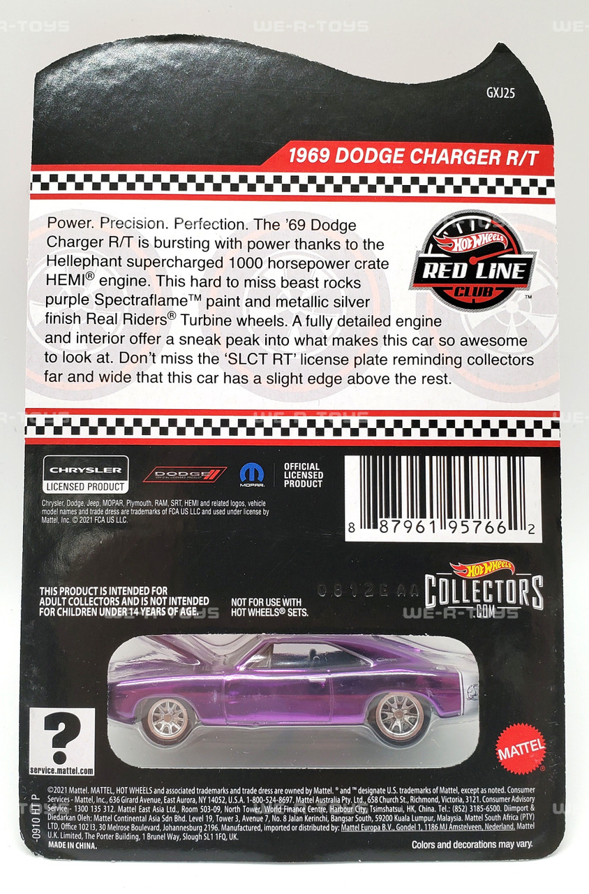 Hot Wheels Red Line Club RLC 2021 sELECTIONs Series 1969 Dodge