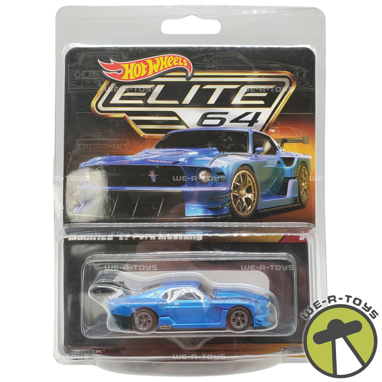 Hot Wheels Elite 64 Modified '69 Ford Mustang Vehicle Mattel HWG13