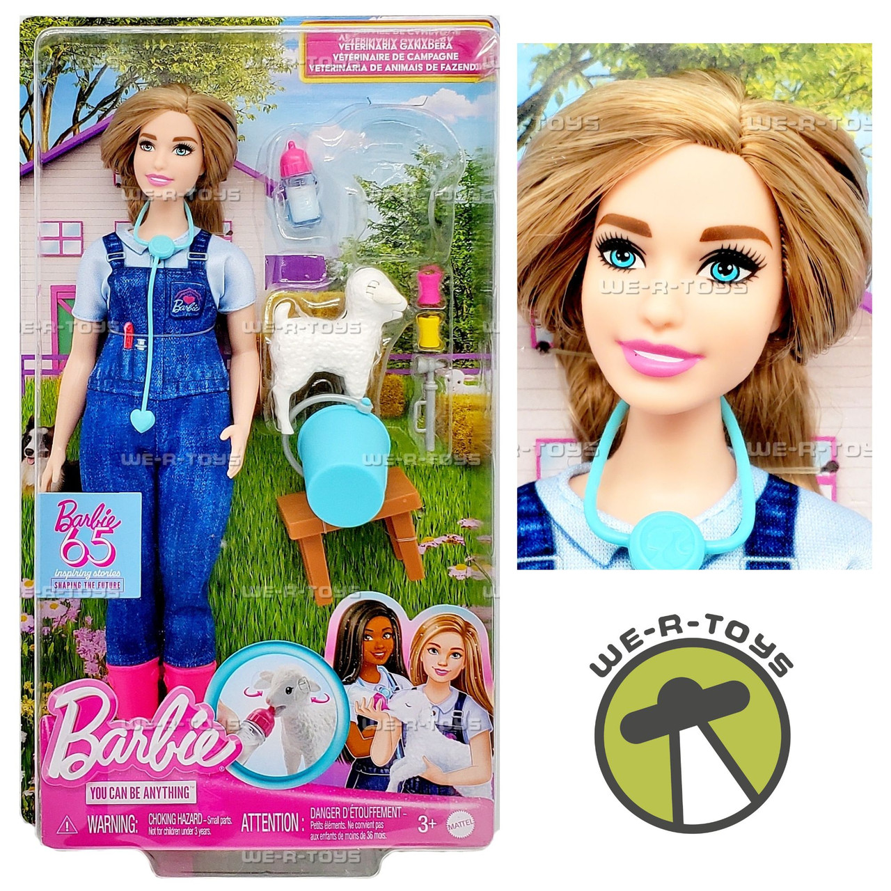 Barbie You Can Be Livestock VeterinarianPlayset 2024 Mattel HRG42