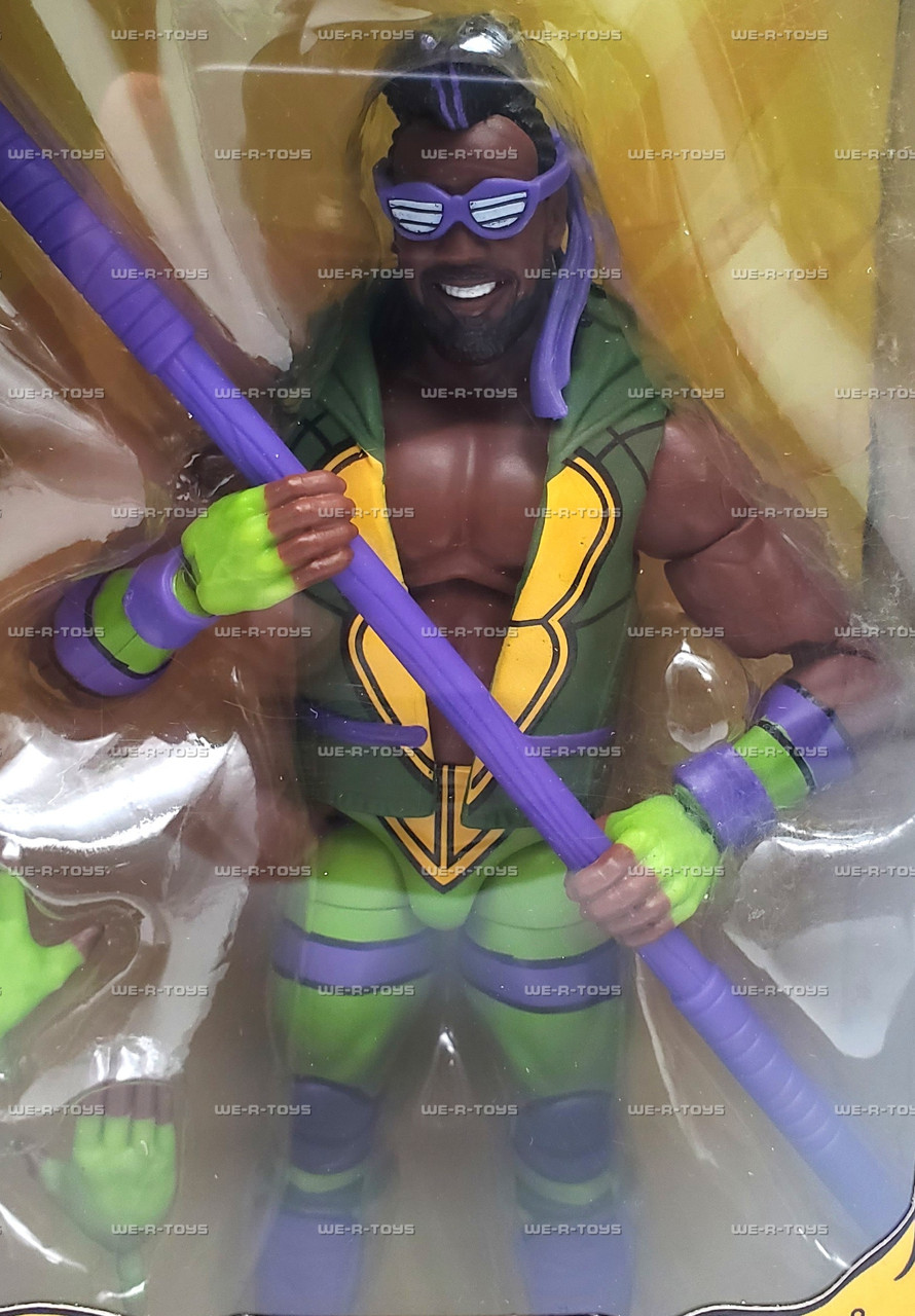 WWE Elite Collection x TMNT Xavier Woods Action Figure 2024 Mattel