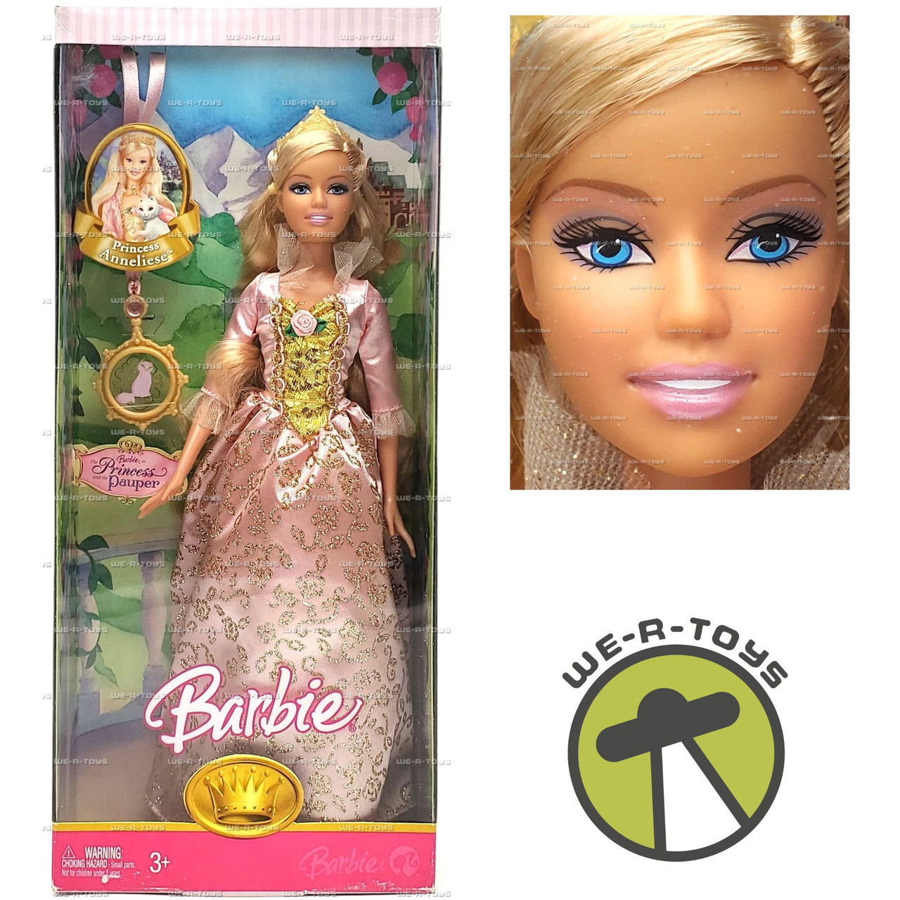 Barbie as Princess Anneliese the Princess and the Pauper Doll 2007