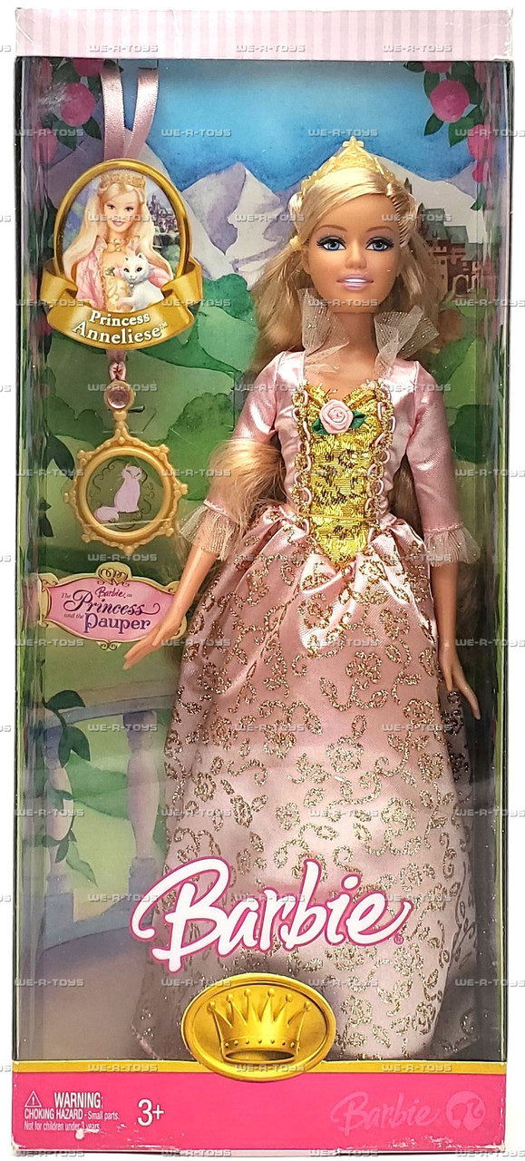 Barbie as Princess Anneliese the Princess and the Pauper Doll 2007
