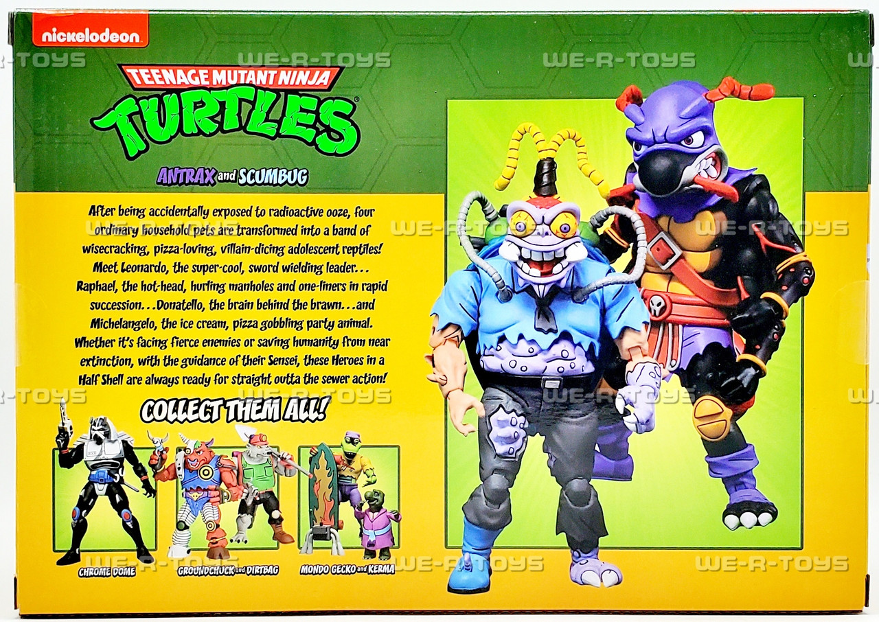 マーベル フィギュアセット Teenage Mutant Ninja Turtles Antrax and Scumbug Action Figure Set