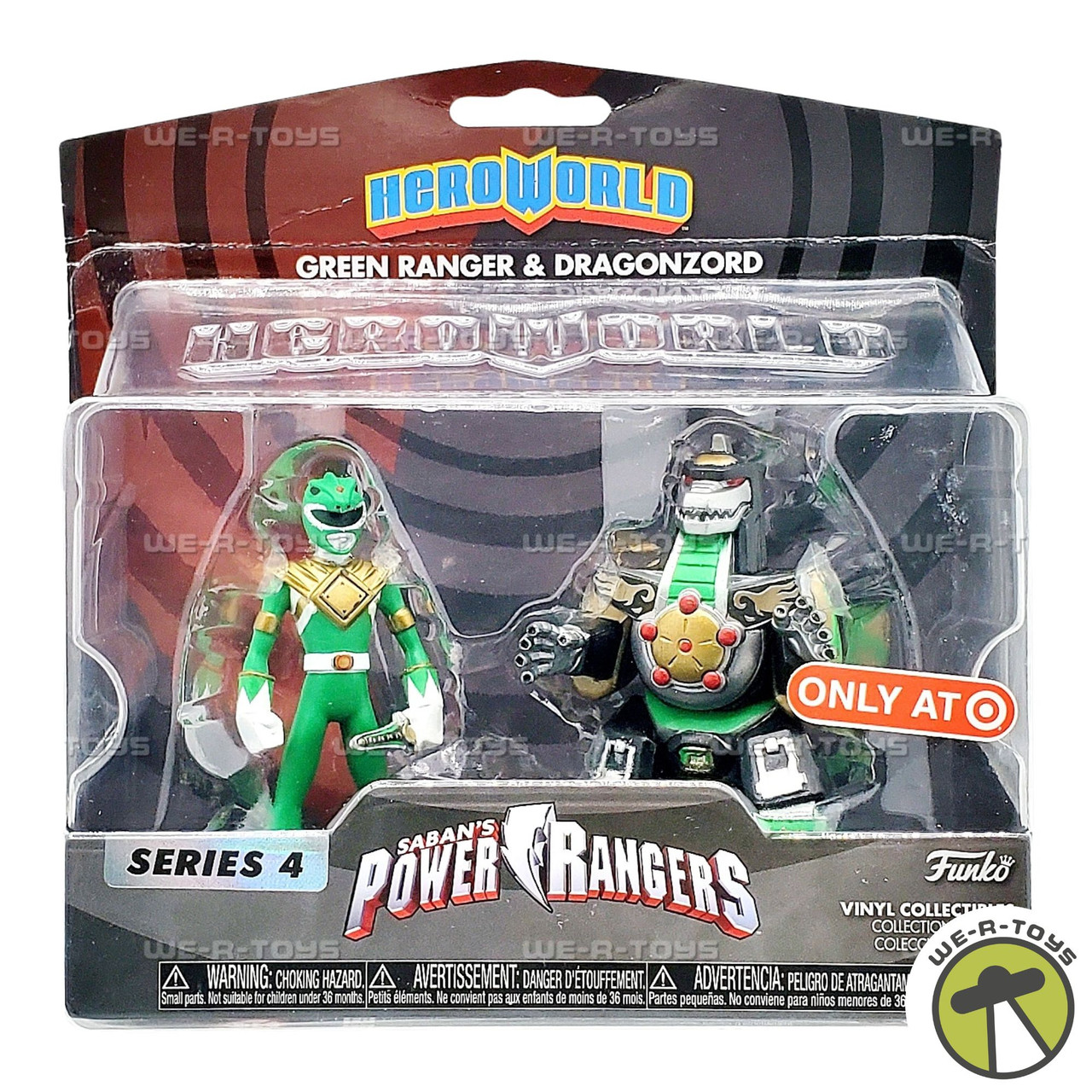 Power Rangers Green Ranger and Dragonzord Vinyl Figures 2017 Funko