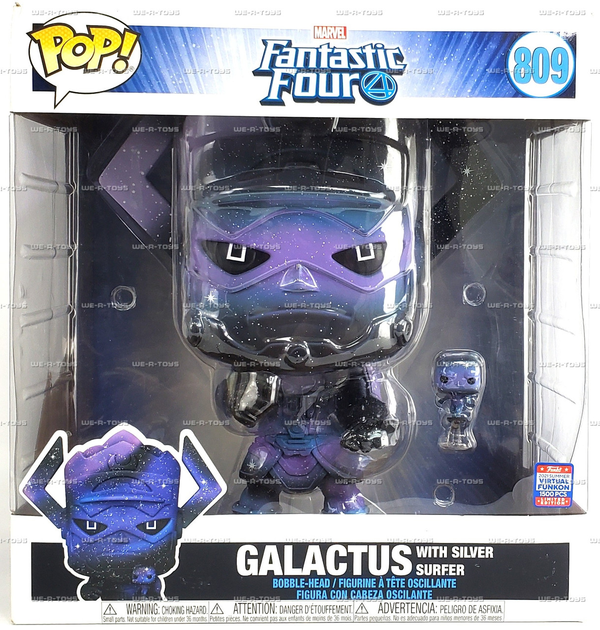 Funko POP Marvel Fantastic Four Galactus with Silver Surfer